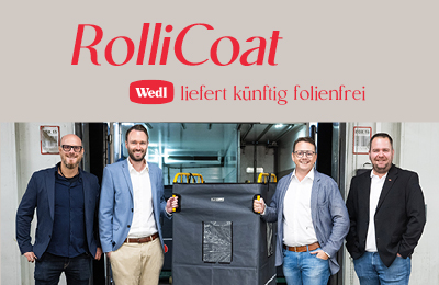 "RolliCoat" - Ausbau unseres Nachhaltigkeitskonzeptes "RolliCoat" - Ausbau unseres Nachhaltigkeitskonzeptes